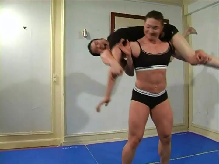 Erotic women lifting men